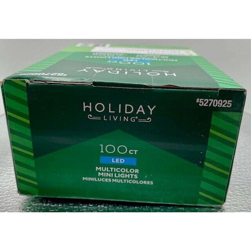 Holiday Living 100ct Multicolor 24 ft LED Mini String Lights For Indoor/Outdoor - Picture 5 of 5